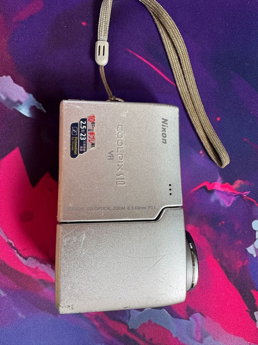 動作品 NIKON COOLPIX S10 VR デジカ_画像3