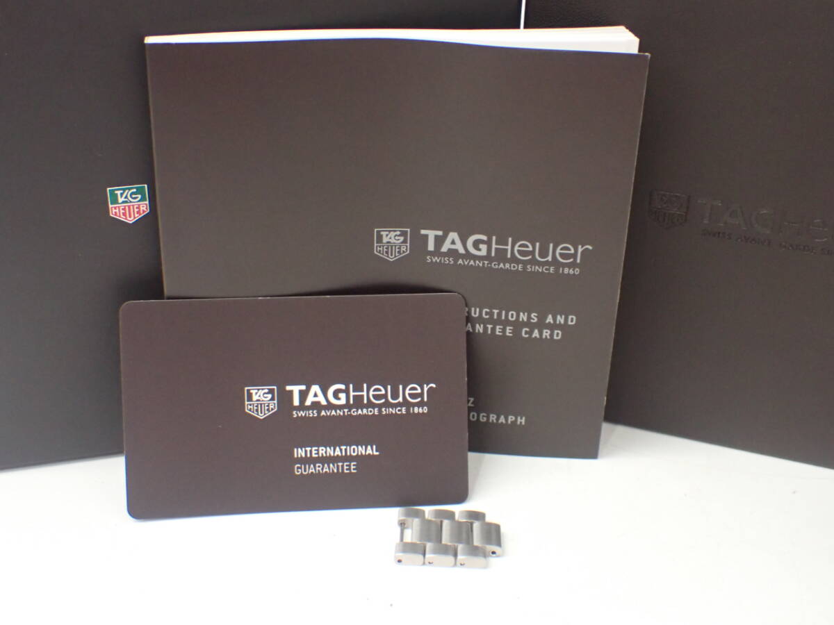 稼働　良品 1円～☆TAG Heuer タグホイヤー QZ メンズ腕時計 フォーミュラ1 CAU1111 白文字盤 デイト ラウンド アナログ/DA1522-81576_画像8