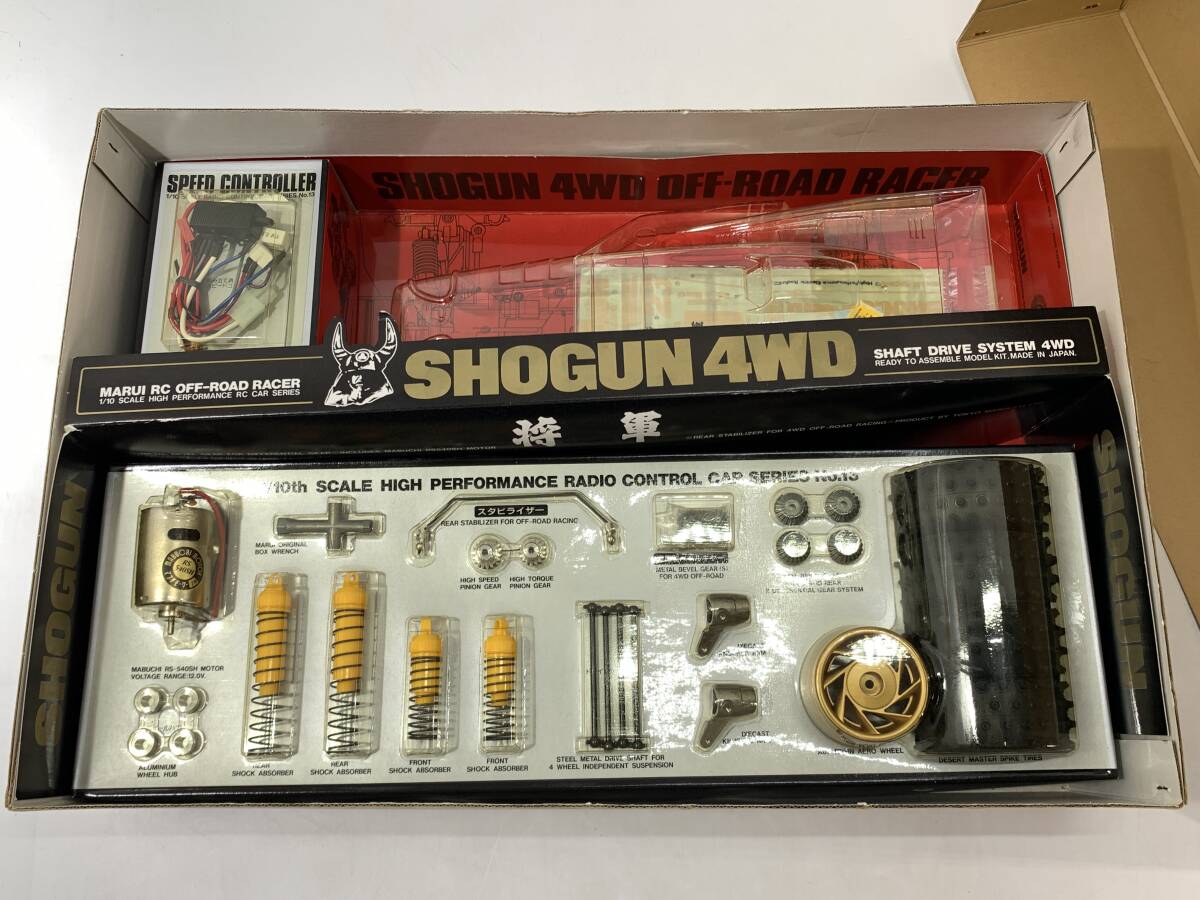 ★【同梱不可】未組立 マルイ SHOGUN 将軍 1/10スケール 電動RC 4WD レーシングバギー_画像2