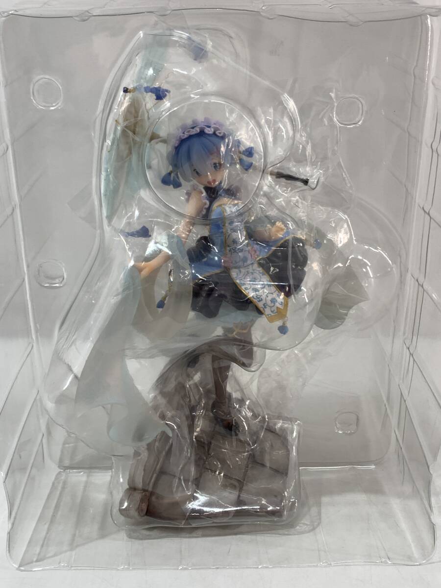 ★【同梱不可】中古品 BeBox Re:ゼロから始める異世界生活 リゼロ レム Qilolita 1/7スケール フィギュアの画像2