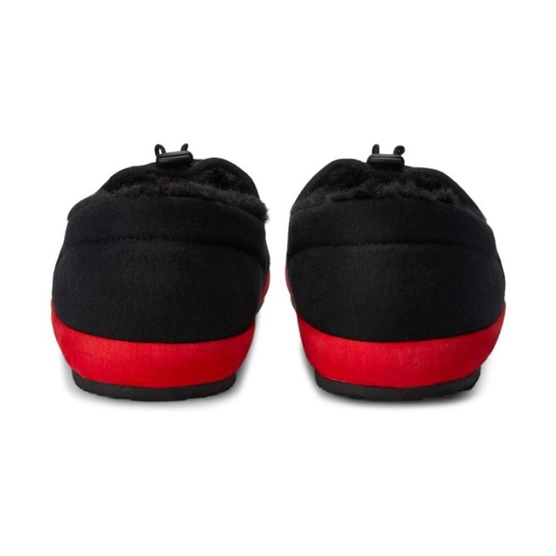 プーマ 25cm タフ モック ロゴ ブラック ホワイト Tuff Mocc Logo ファー スリッポン スリッパ_画像6