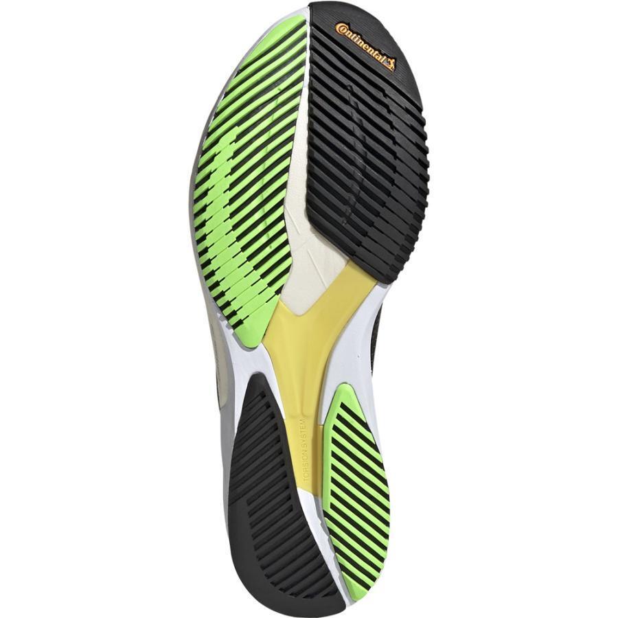 アディダス 24.5cm アディゼロ ジャパン 7 Ｗ 定価15400円 ブラック ソーラーグリーン ADIZERO JAPAN レディース ランニング_画像5