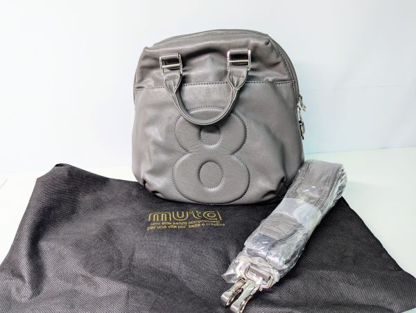 muta ムータ 8バッグ ミニサイズ 2WAY ハンドバッグ ショルダーバッグ グレー系 IT1NN5NJLNMK G29_画像1