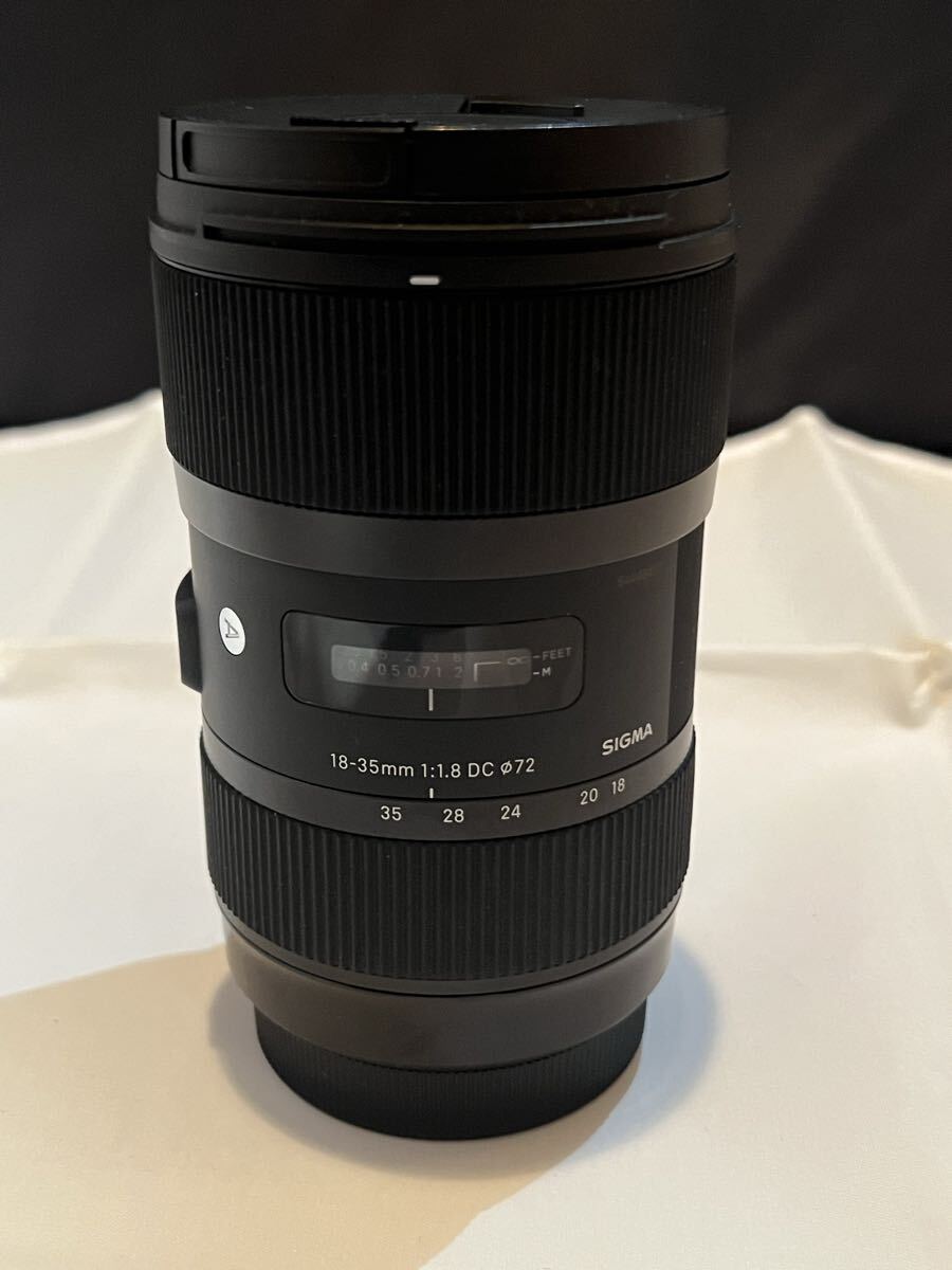 ★美品★ SIGMA 18-35mm F1.8 DC HSM Art For Canon キヤノン用 シグマ 標準ズームレンズ (5148)_画像9