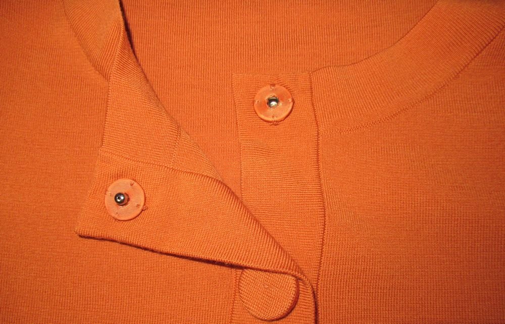 ♪FOXEY BOUTIQUE(フォクシー)レディース/毛100%/カーディガン/ニットジャケット/落ち着いたオレンジ系/サイズ40_画像5