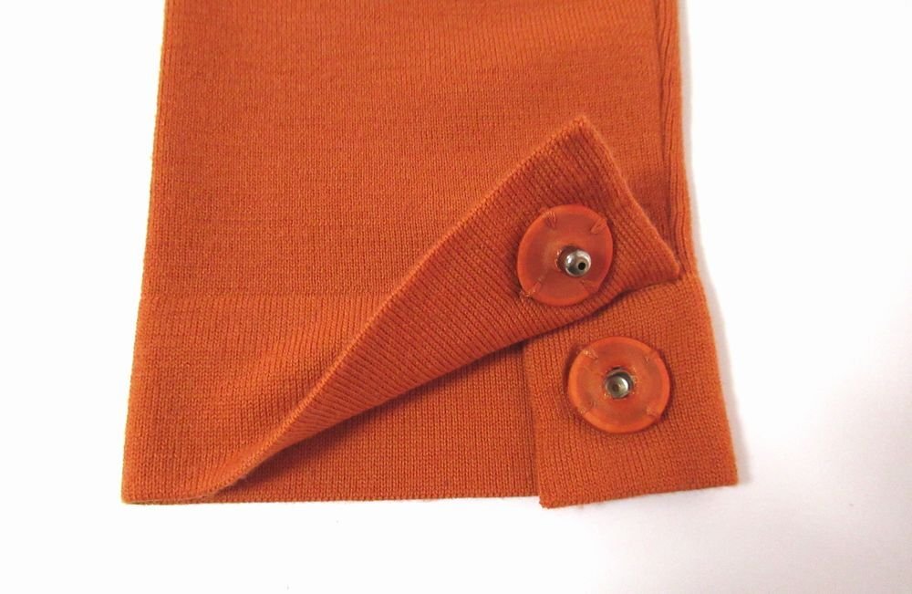 ♪FOXEY BOUTIQUE(フォクシー)レディース/毛100%/カーディガン/ニットジャケット/落ち着いたオレンジ系/サイズ40_画像8