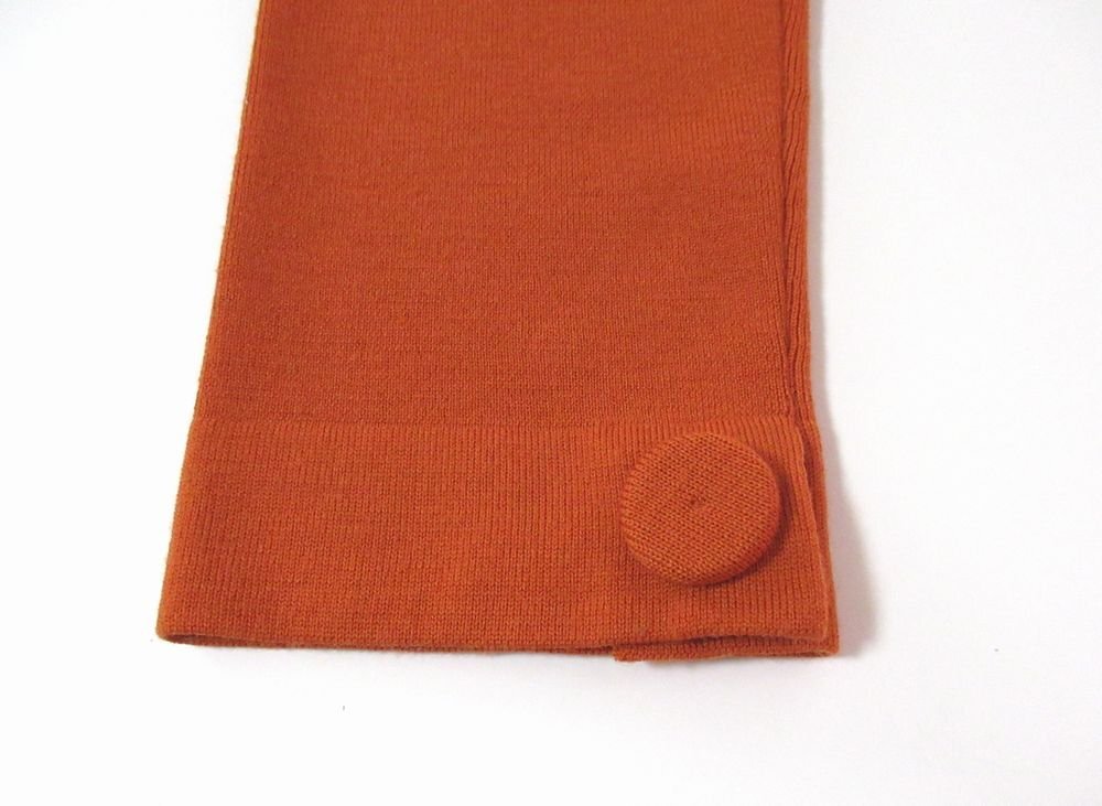 ♪FOXEY BOUTIQUE(フォクシー)レディース/毛100%/カーディガン/ニットジャケット/落ち着いたオレンジ系/サイズ40_画像7