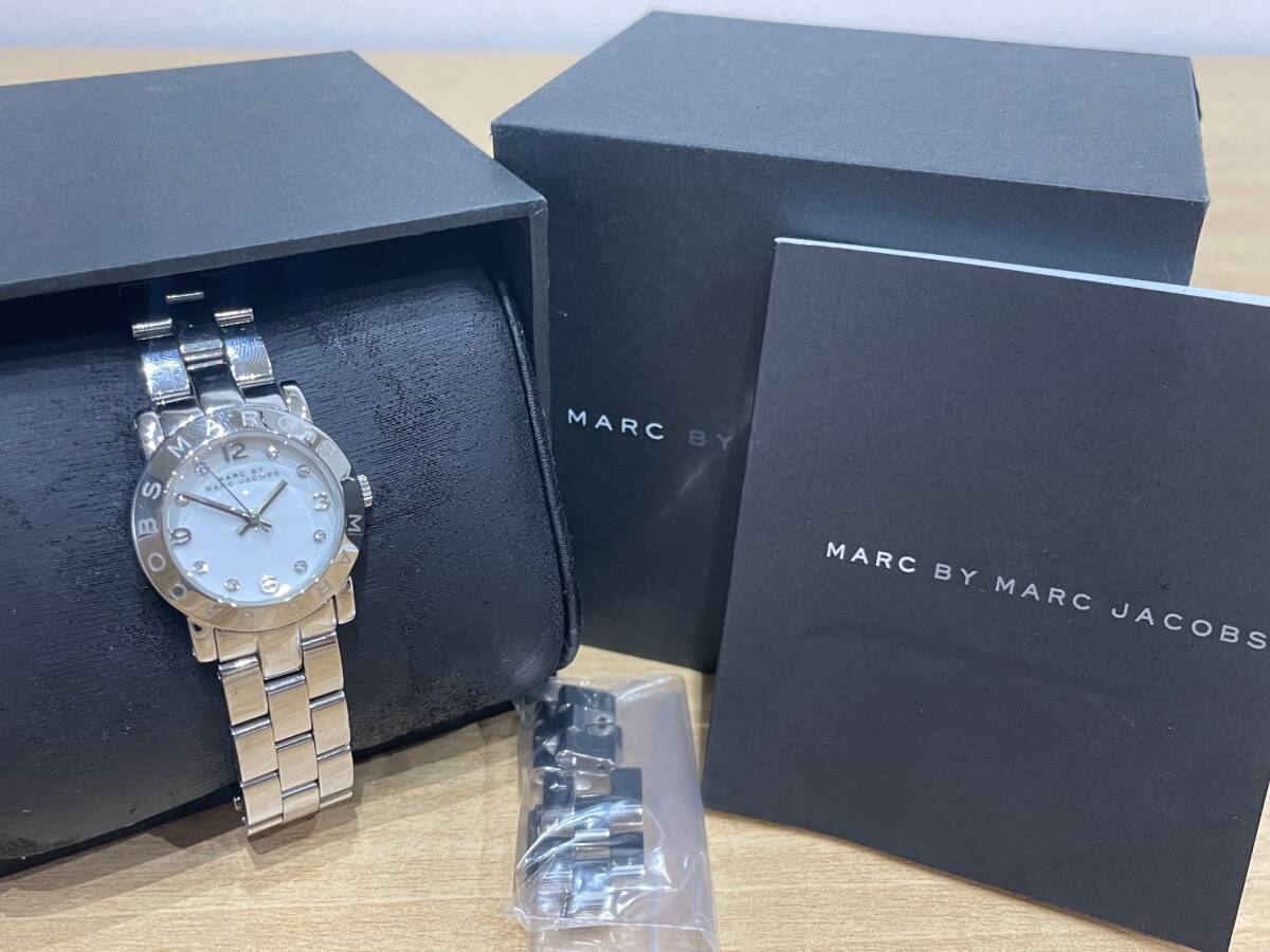 【3611】1円スタート MARC JACOBS マークジェイコブス MBM3054　エイミー　クオーツ 腕時計 レディース 不動品 個人長期保管品_画像1
