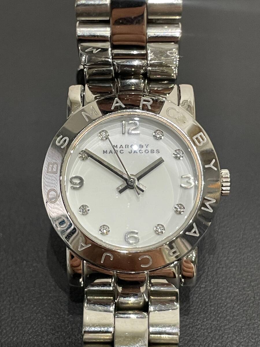 【3611】1円スタート MARC JACOBS マークジェイコブス MBM3054　エイミー　クオーツ 腕時計 レディース 不動品 個人長期保管品_画像2