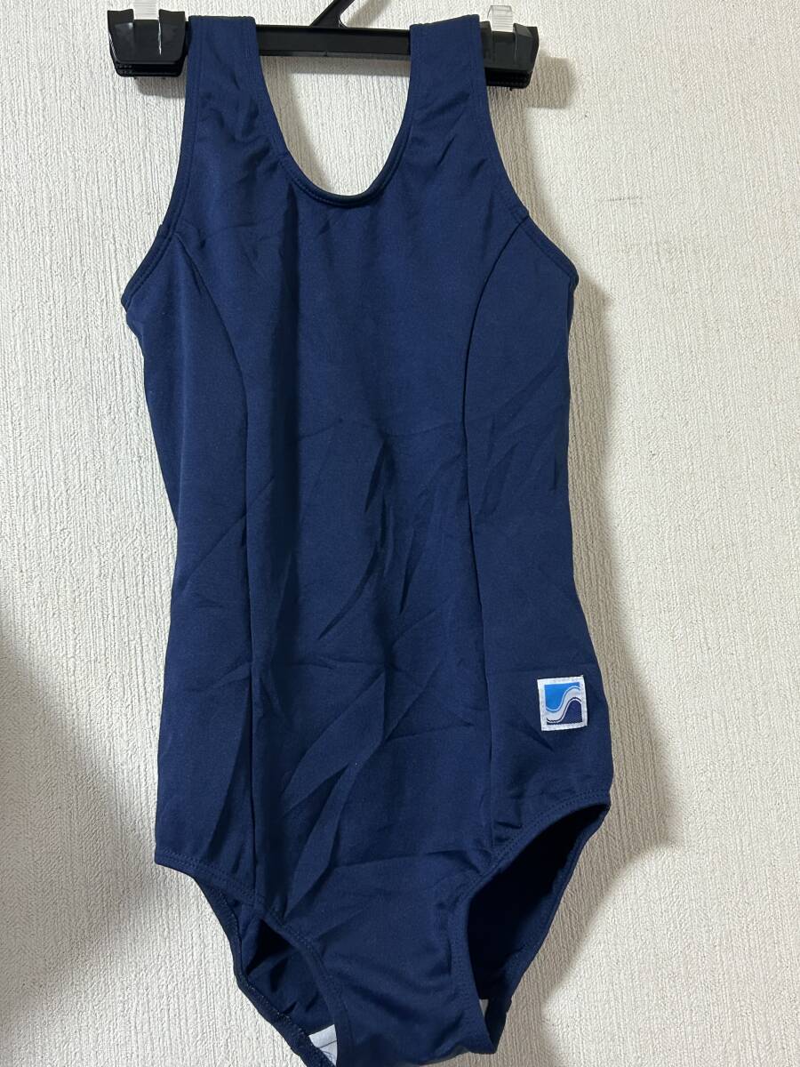 中古 スクール 競泳水着 140 二新繊維_画像2