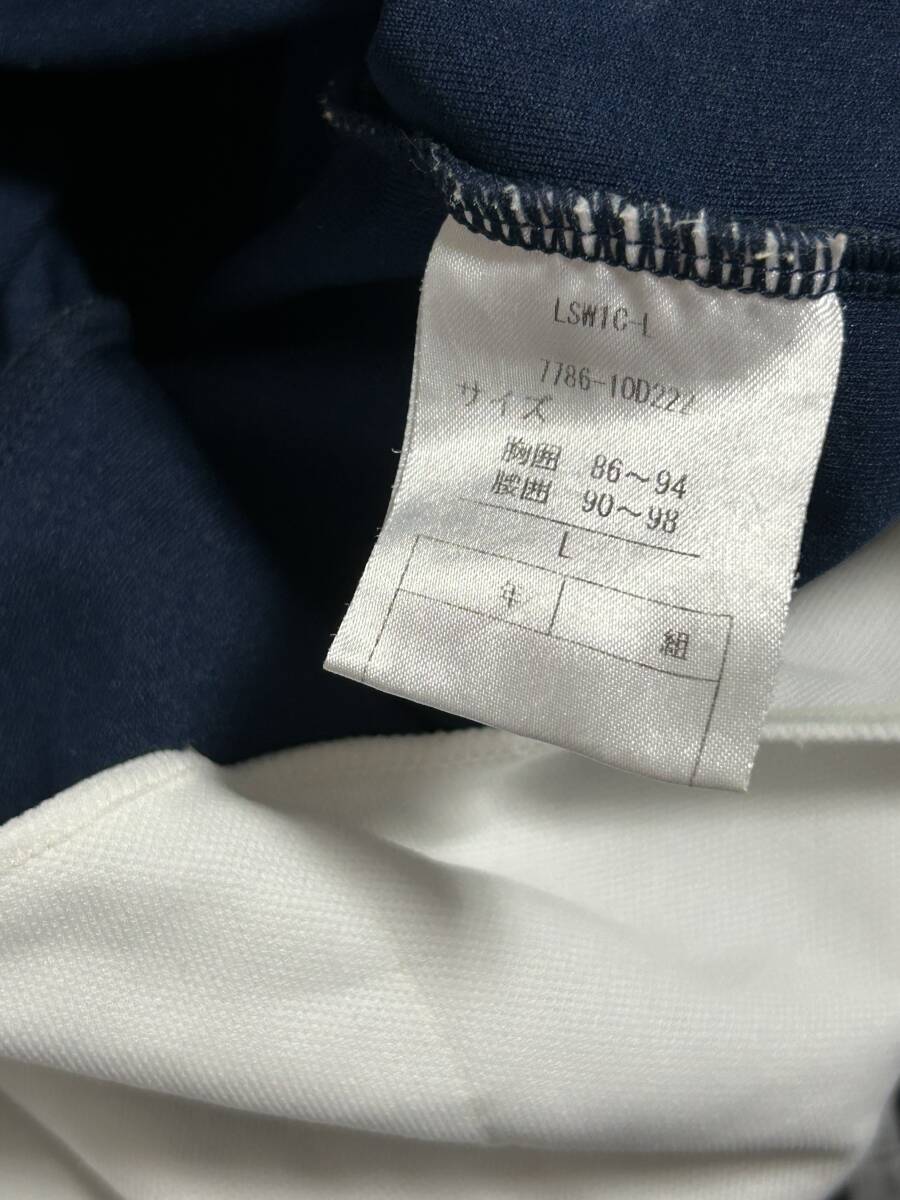 中古 スクール 競泳水着 Galax L 記名刺繍あり_画像4