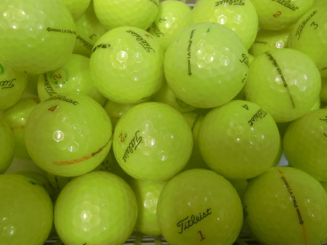 ロストボール　タイトリスト　ProV1,ProV1X イエロー　５０球_画像1