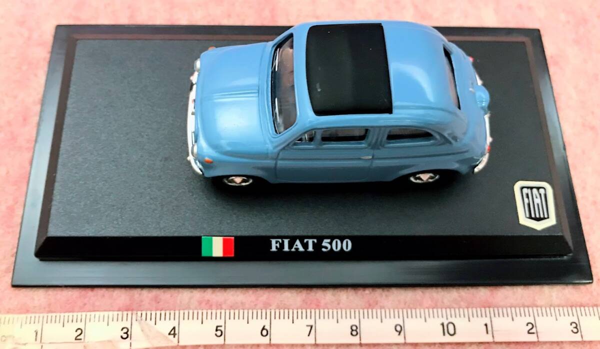 送290円～ リアル精密☆ デル・プラド「FIAT 500 フィアット」1/43 ミニカー カーコレクション DelPrado 世界の名車 ミニチュア イタリア車_画像6