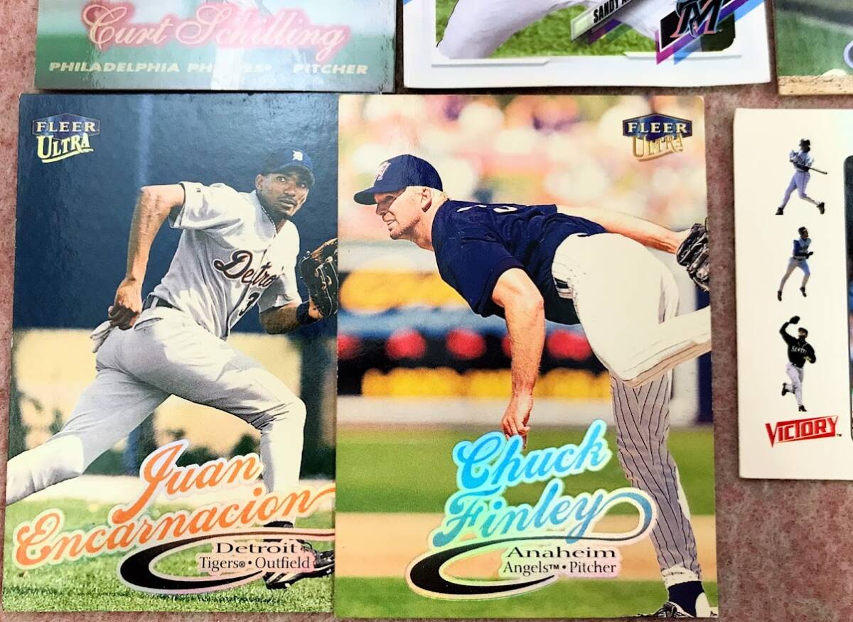  отправка 230 иен ~ много * MLB FLEER ULTRA коллекционная карточка совместно за границей Major League Professional Baseball игрок спорт редкость коллекционные карточки подлинная вещь старый 
