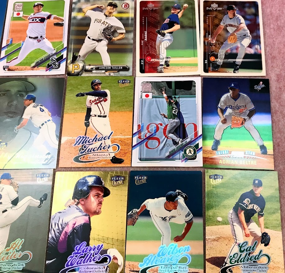  отправка 230 иен ~ много * MLB FLEER ULTRA коллекционная карточка совместно за границей Major League Professional Baseball игрок спорт редкость коллекционные карточки подлинная вещь старый 