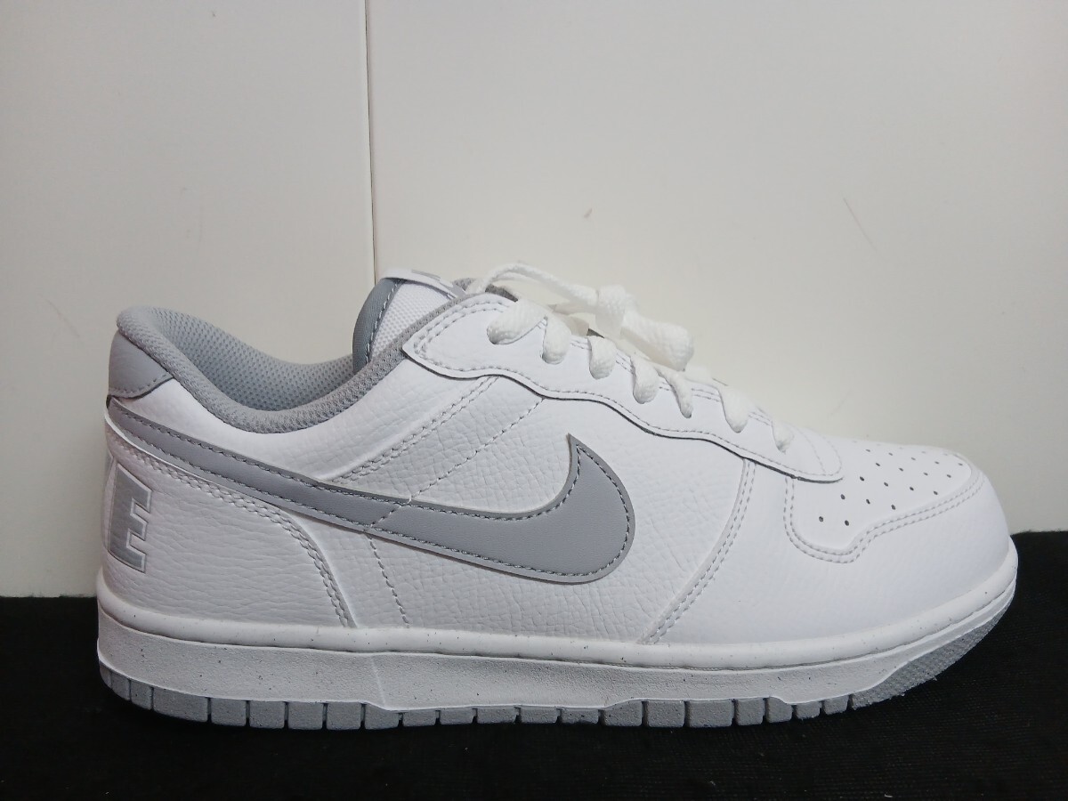 新品27.5cmNIKE ナイキ ビッグ LOWメンズスニーカーホワイトグレー白AF1エアフォース1 好きに_画像5