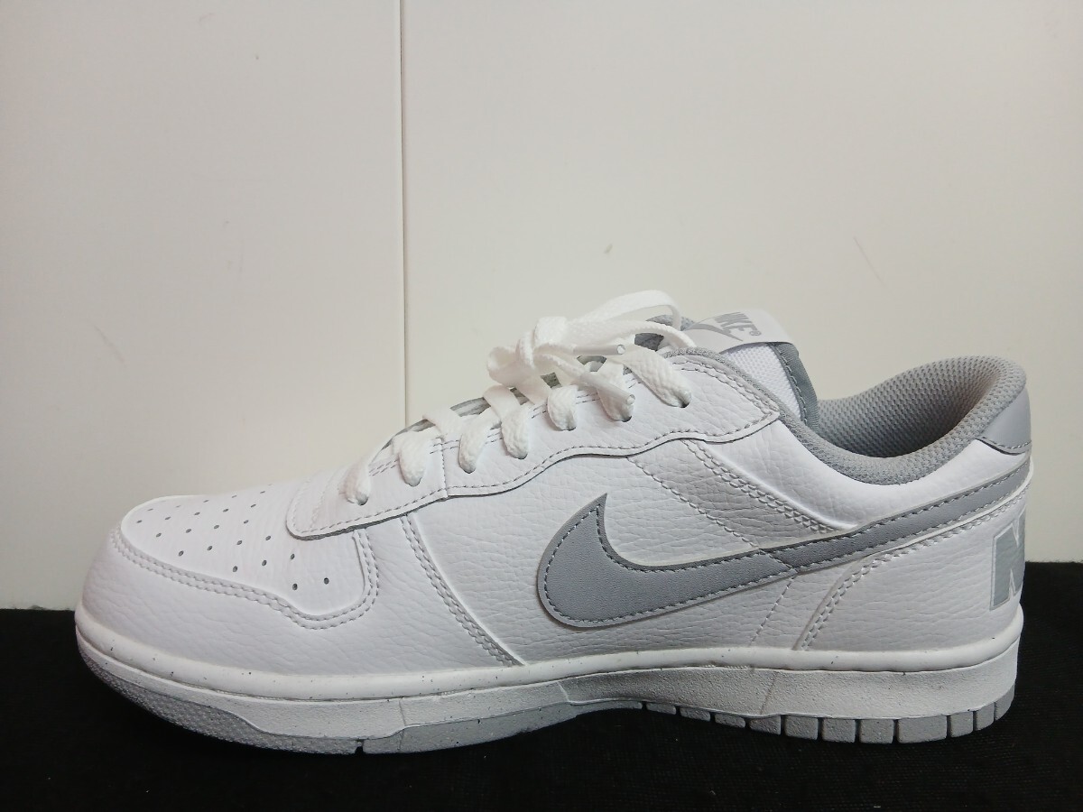 新品27.5cmNIKE ナイキ ビッグ LOWメンズスニーカーホワイトグレー白AF1エアフォース1 好きに_画像6