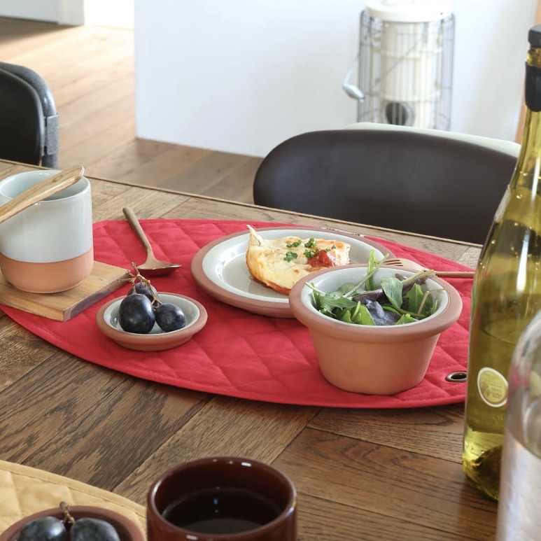 DULTON ダルトン GLUTTON PLACE MAT RED 2枚セット グラットン プレイス マット_画像5