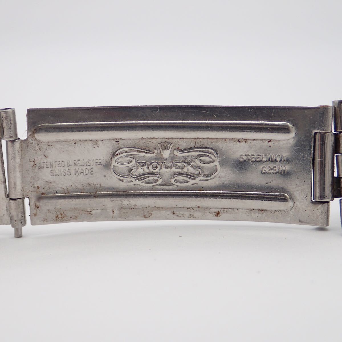 お09169【時計屋引き上げ品】ROLEX ロレックス/6251H/ジュビリーブレス/腕時計用/純正ベルト/ベルトのみ/ラグ幅 約19㎜/シルバー