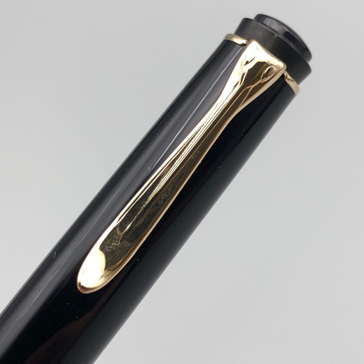 ★F09148 Pelikan ペリカン スーベレーン M400 万年筆 M中字 緑縞 グリーン 筆記具_画像4