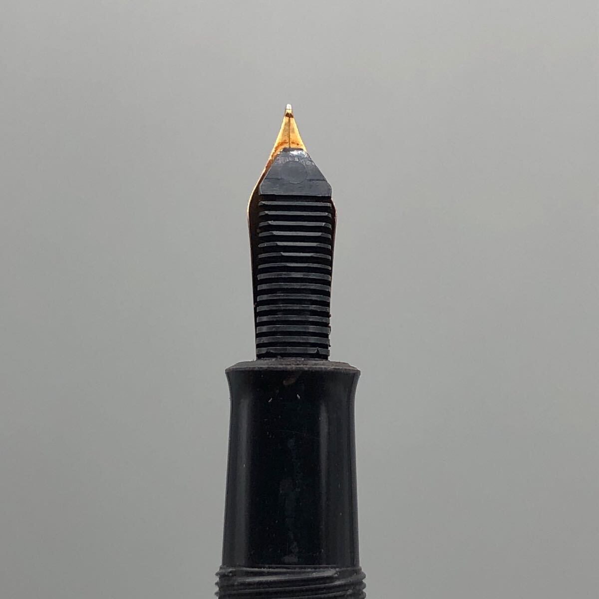 ★F09149 Pelikan ペリカン スーベレーン 万年筆 M400 緑縞 グリーンストライプ 14C-585 EF 極細字_画像8