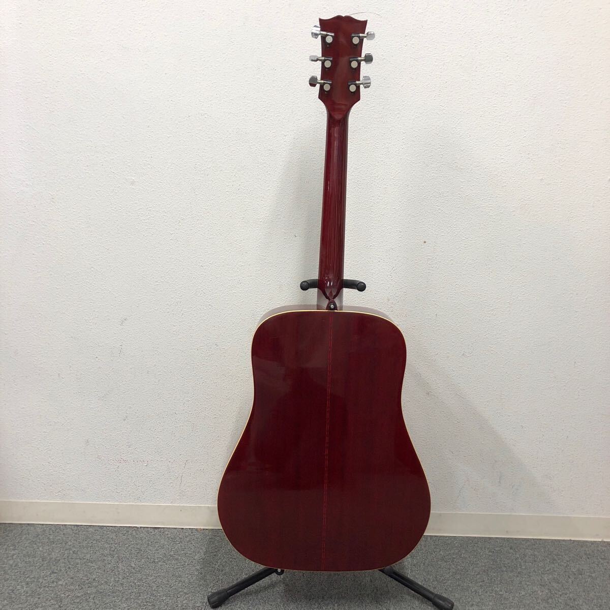 ★F10127 Aria アリア CUSTOM カスタム アコースティックギター ハードケース付 D-42モデル ビンテージ ジャパンビンテージ ケース付_画像3
