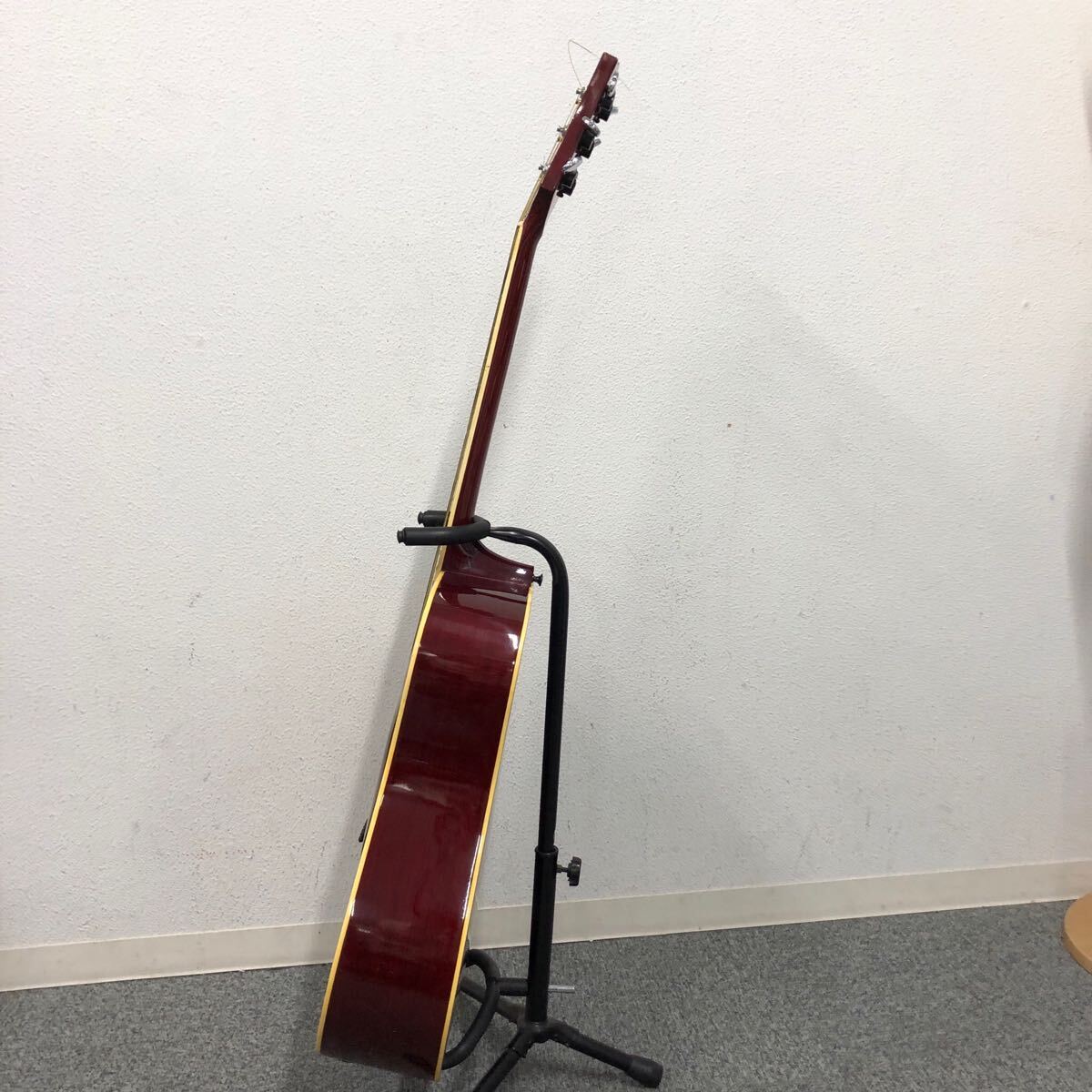 ★F10127 Aria アリア CUSTOM カスタム アコースティックギター ハードケース付 D-42モデル ビンテージ ジャパンビンテージ ケース付_画像4