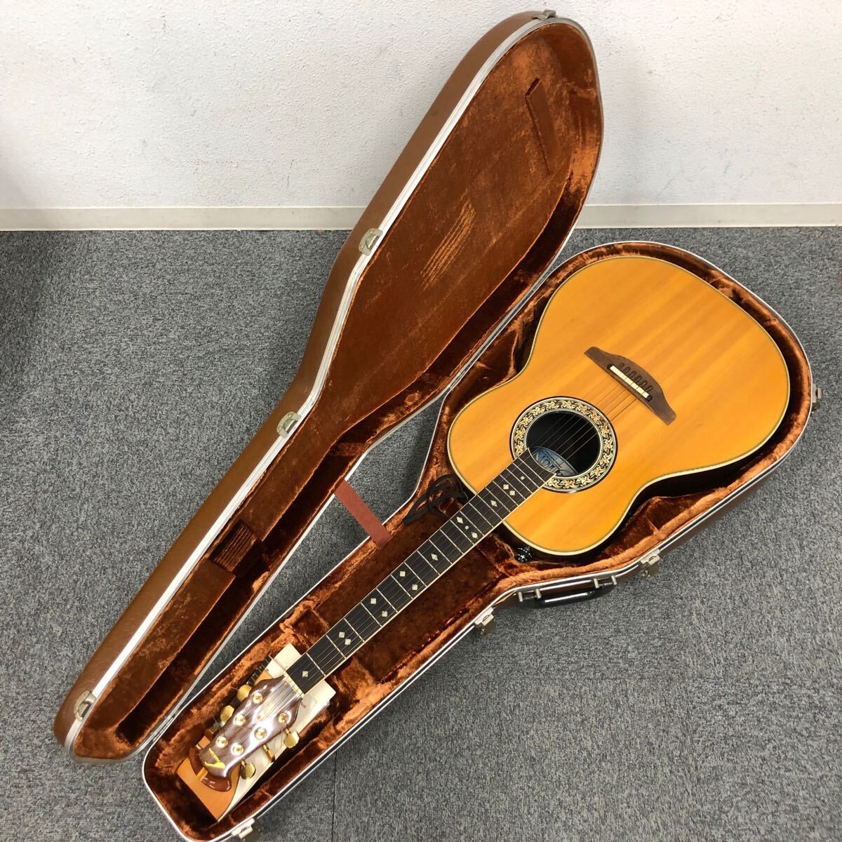 ★F10130 Ovation オベーション 1627 Glen Campbell グレン・キャンベルモデル エレアコ アコースティックギター USA製 ハードケース付_画像1