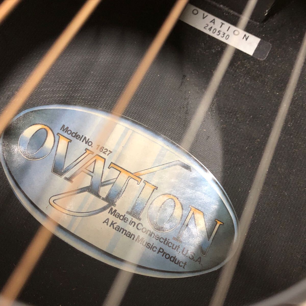 ★F10130 Ovation オベーション 1627 Glen Campbell グレン・キャンベルモデル エレアコ アコースティックギター USA製 ハードケース付_画像8