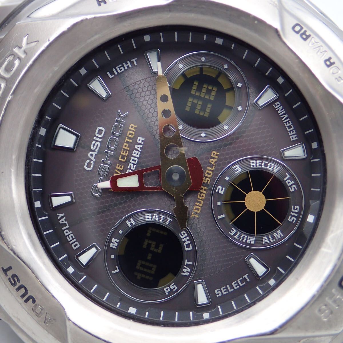 お09412 稼動 CASIO カシオ G-SHOCK GW-1800DJ タフソーラー 電波 WAVE CEPTOR アナデジ メンズ腕時計_画像10