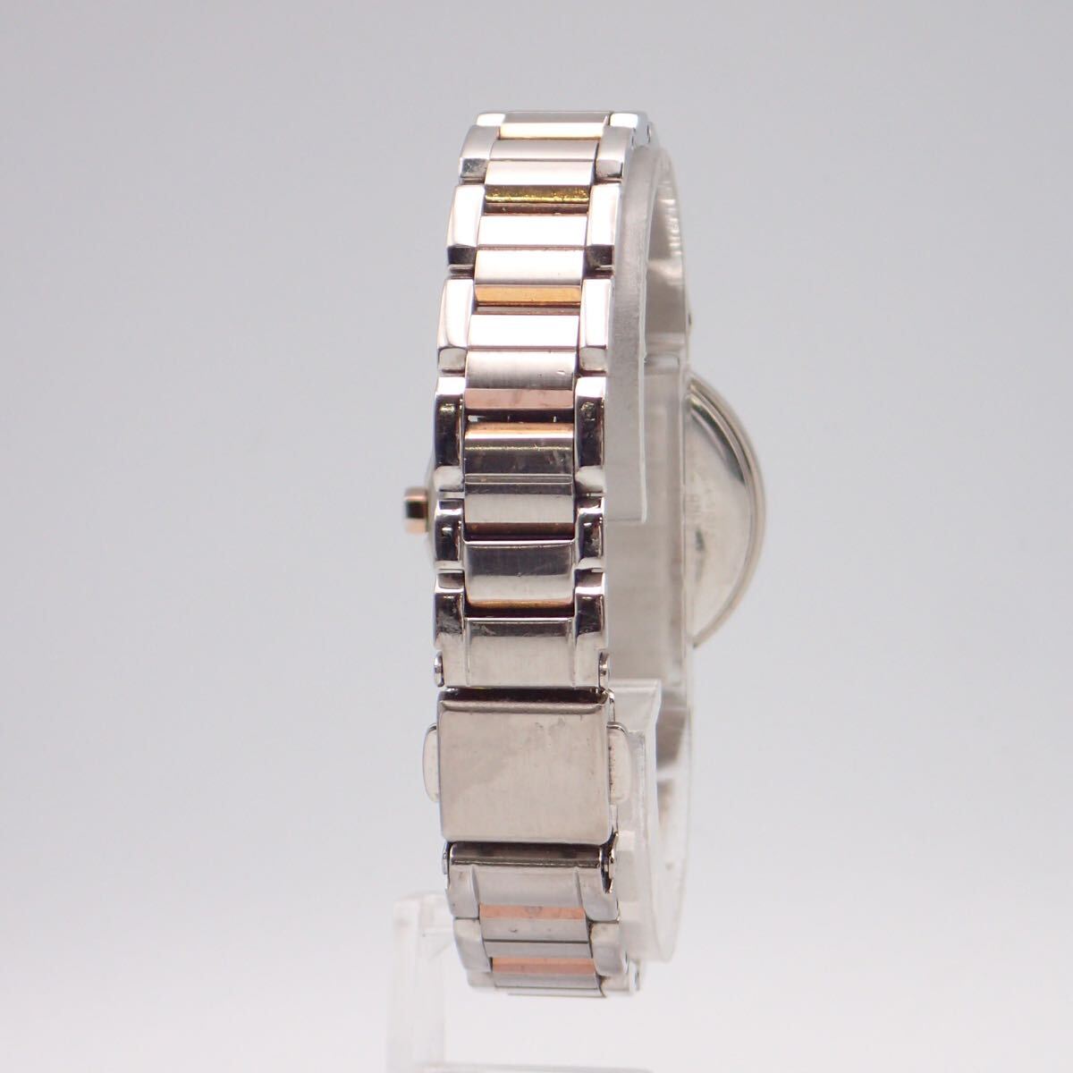 お09426 シチズン XC クロスシー H335-T012361 エコドライブ電波 稼動 ピンク レディース 腕時計_画像8