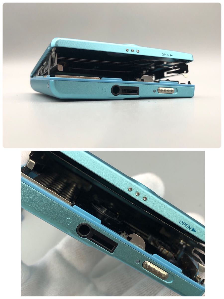 *F10076 SONY Sony MD WALKMAN MZ-E730 MD плеер голубой Junk 