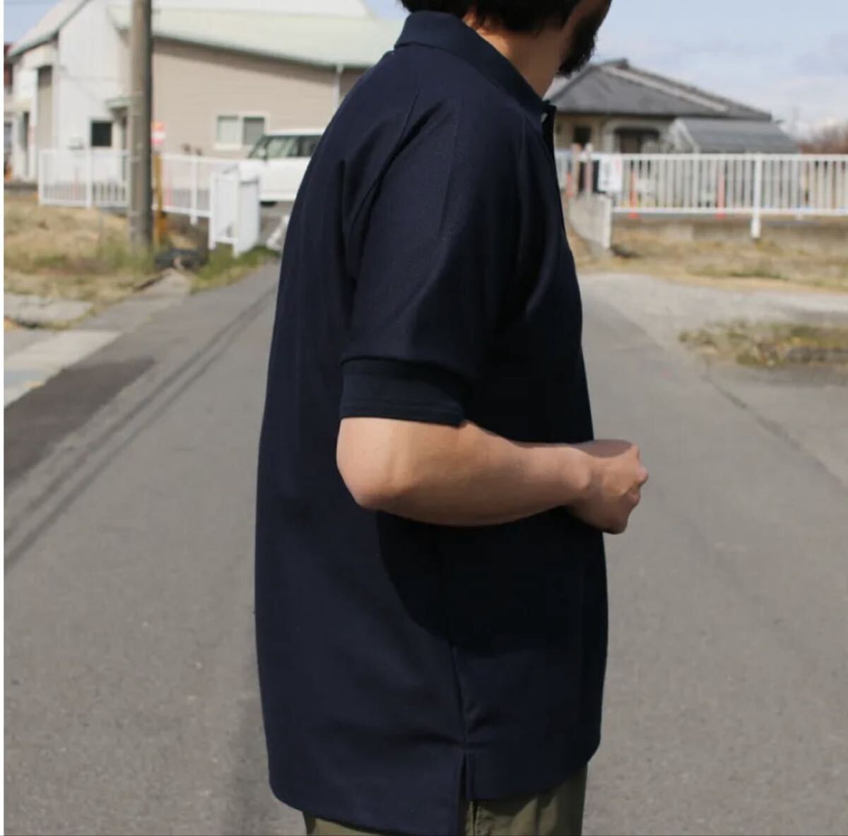 MELPLE メイプル weekender ハニコテック ポロシャツ 半袖 黒　 半袖ポロシャツ M ビジネス カジュアル_画像10