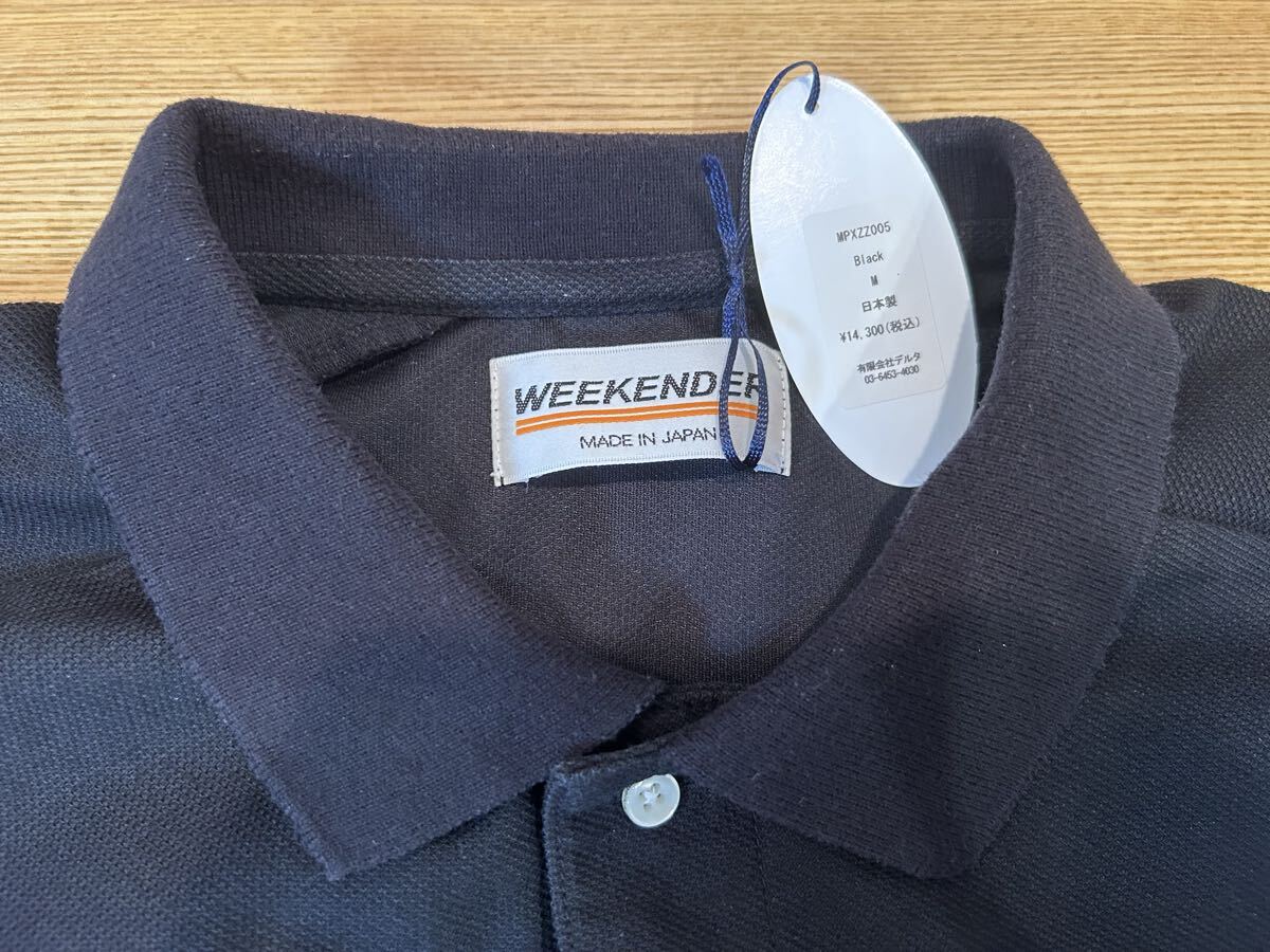 MELPLE メイプル weekender ハニコテック ポロシャツ 半袖 黒　 半袖ポロシャツ M ビジネス カジュアル_画像5