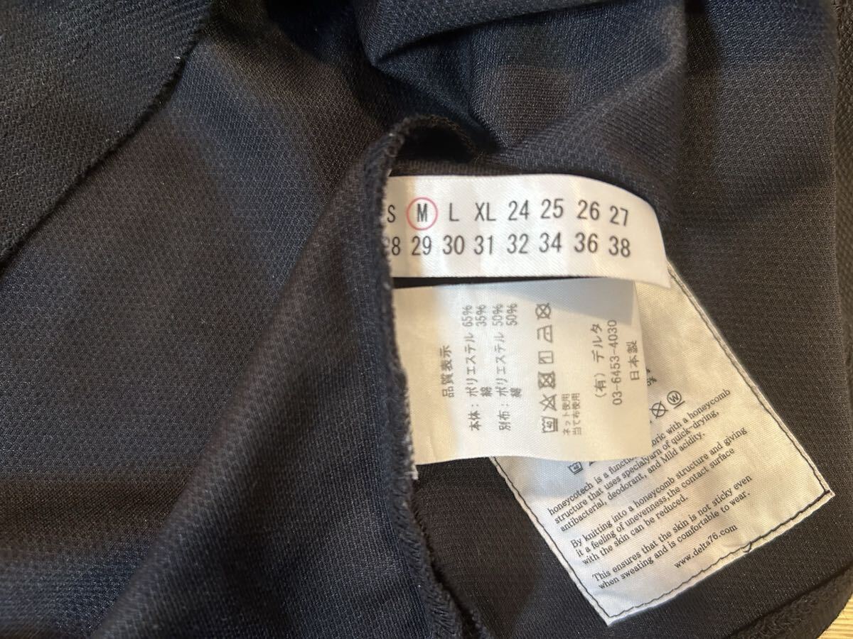 MELPLE メイプル weekender ハニコテック ポロシャツ 半袖 黒　 半袖ポロシャツ M ビジネス カジュアル_画像8