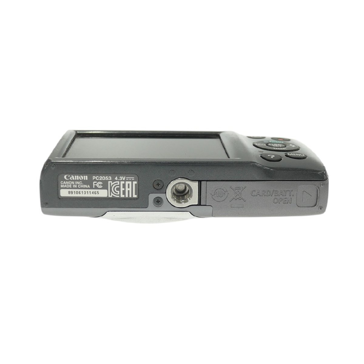 1円スタート Canon キャノン IXY 130 イクシー PC2053 コンパクト デジタルカメラ デジカメ 5.0-40.0mm 1:3.2-6.9 グレー 動作未確認_画像6