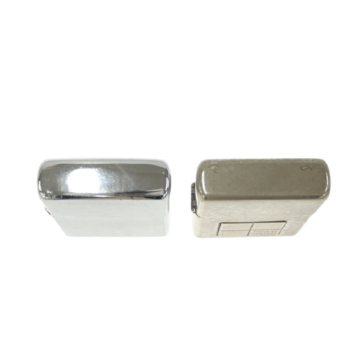 1円スタート Zippo ジッポー オイルライター まとめ2点セット COMME CA DU MODE シルバー 喫煙具 タバコ 煙草グッズ 火花× 着火未確認_画像5