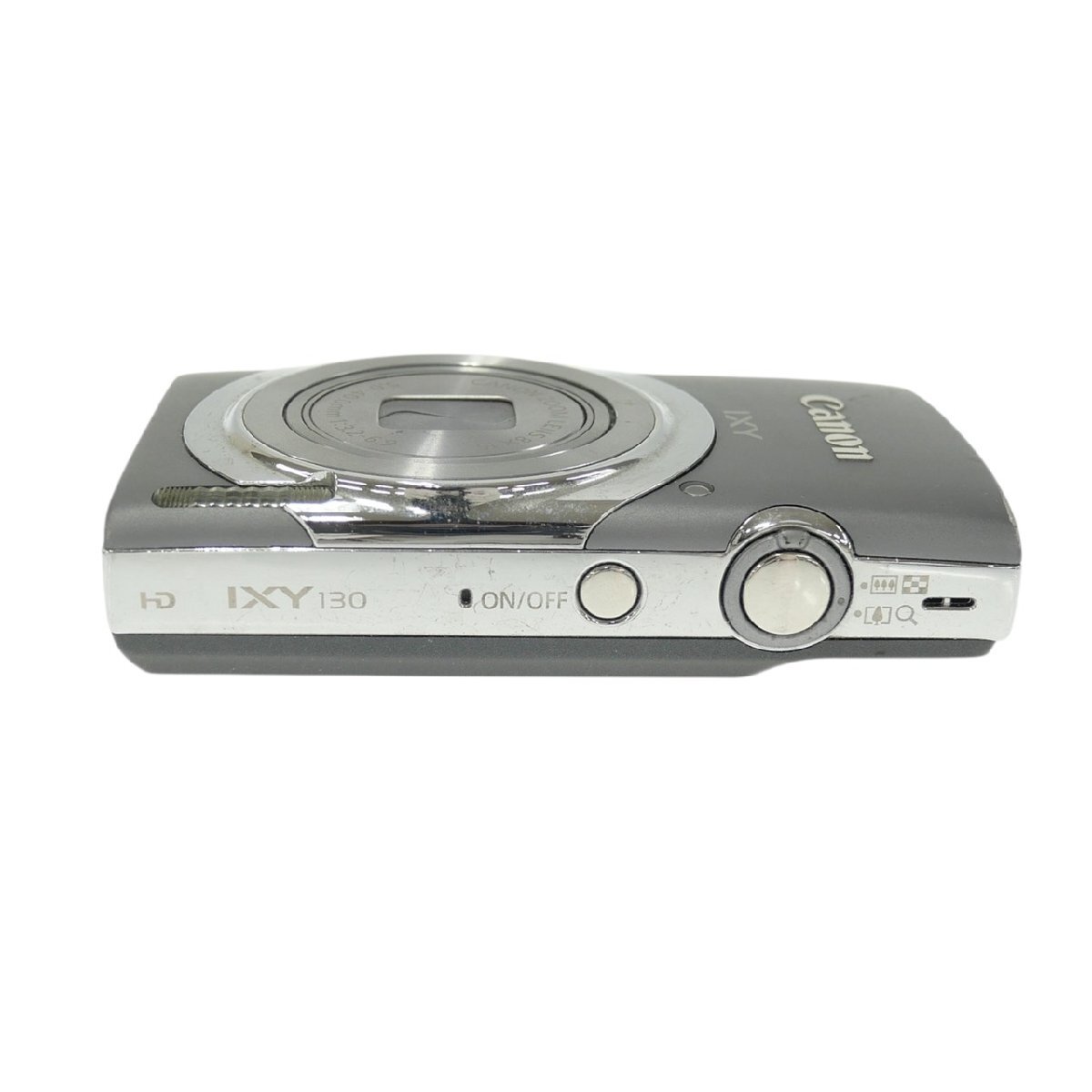 1円スタート Canon キャノン IXY 130 イクシー PC2053 コンパクト デジタルカメラ デジカメ 5.0-40.0mm 1:3.2-6.9 グレー 動作未確認_画像5
