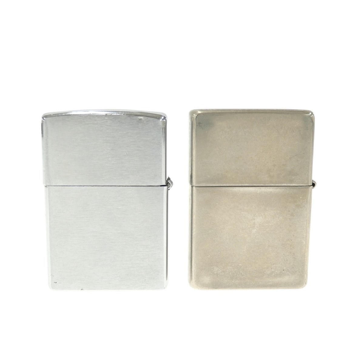 1円スタート Zippo ジッポー オイルライター まとめ2点セット COMME CA DU MODE シルバー 喫煙具 タバコ 煙草グッズ 火花× 着火未確認_画像2