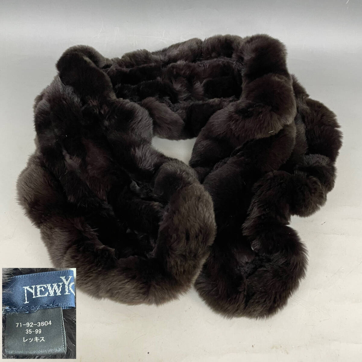 BF19/23　ファー マフラー ティペット まとめて 8点 毛皮 ブラウン ストール ショール 成人式 和装小物 結婚式 ファッション 小物 襟巻_画像2