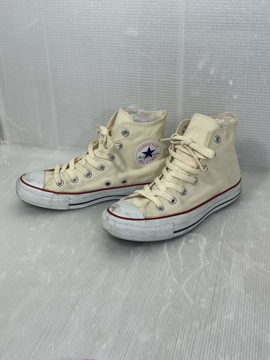 【中古・保管品】converse コンバース オールスター ハイカットスニーカー アイボリー 24cm 24センチ All STAR _画像1