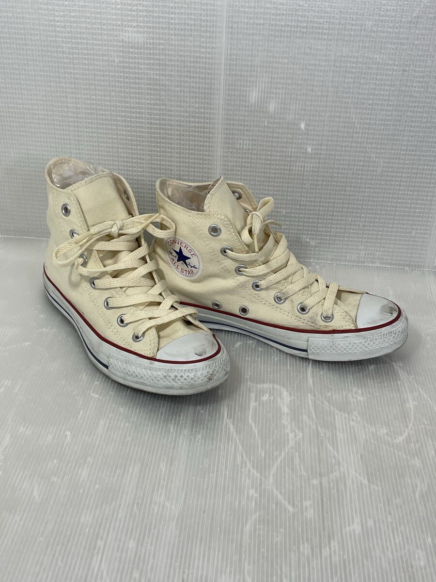 【中古・保管品】converse コンバース オールスター ハイカットスニーカー アイボリー 24cm 24センチ All STAR _画像2