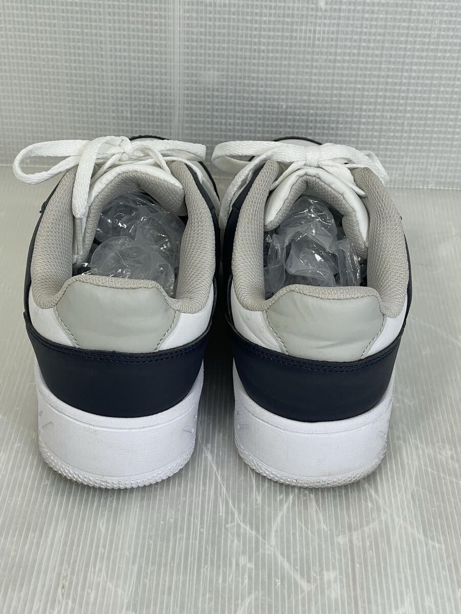 【中古・保管品】GAP スニーカー 26cm ローカット 軽量 スニーカー 26センチ ホワイト/ネイビー GPU52411 白 ギャップ_画像4