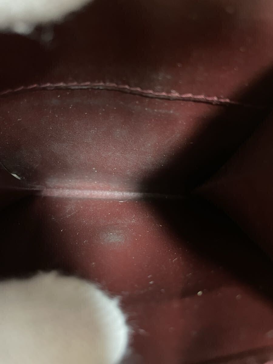 【中古・保管品 】Cartier カルティエ マストライン 小銭入れ コインケース ボルドー ビンテージ ヴィンテージ レザー 財布 マスト_画像4