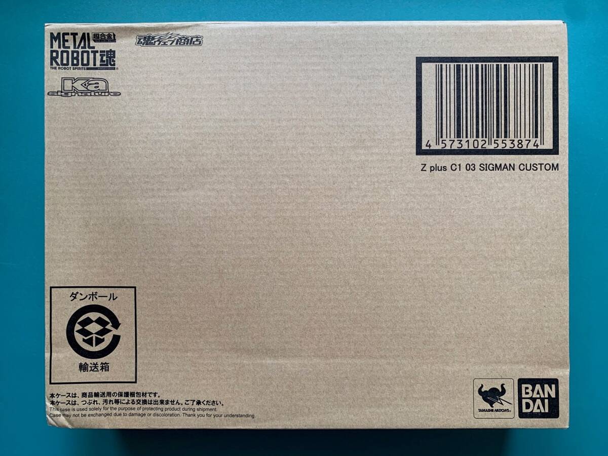 バンダイ BANDAI メタルロボット魂 METAL ROBOT魂 ＜SIDE MS＞ゼータプラス C1（03 シグマン機）　輸送箱未開封品 _画像1