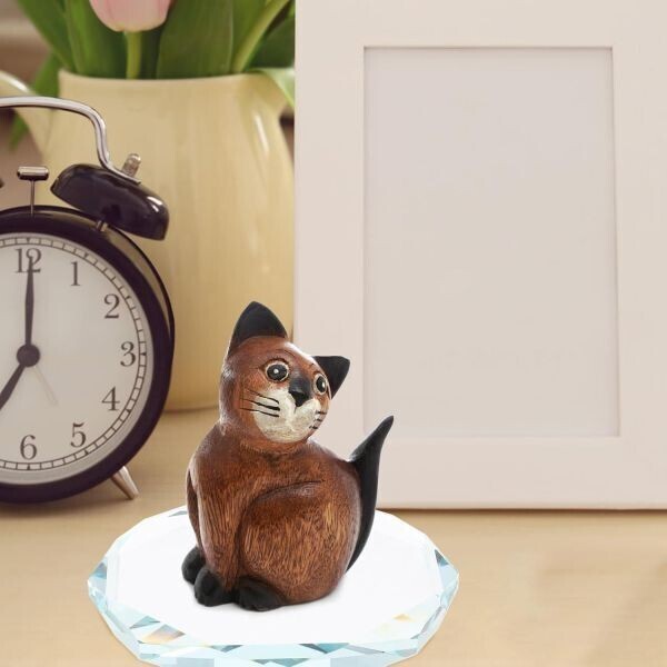 ガラス台座 八角形 ディスプレイ 置物用　１円スタート　1010101033653_画像4
