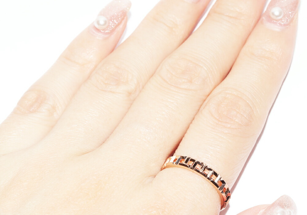 ティファニー 指輪 K18PG Tトゥルー ナローリング 幅3.5ミリ_画像5