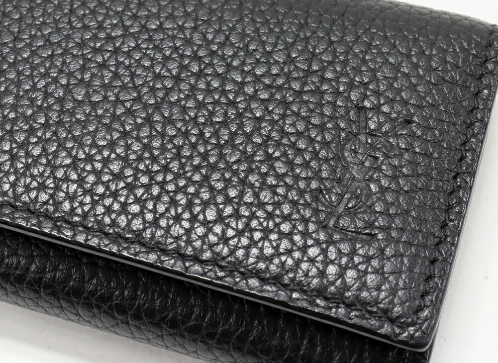 サンローランパリ 4連キーケース カサンドラ シャドウ カーフ 黒 シルバー金具 TGN687099 1021_画像4