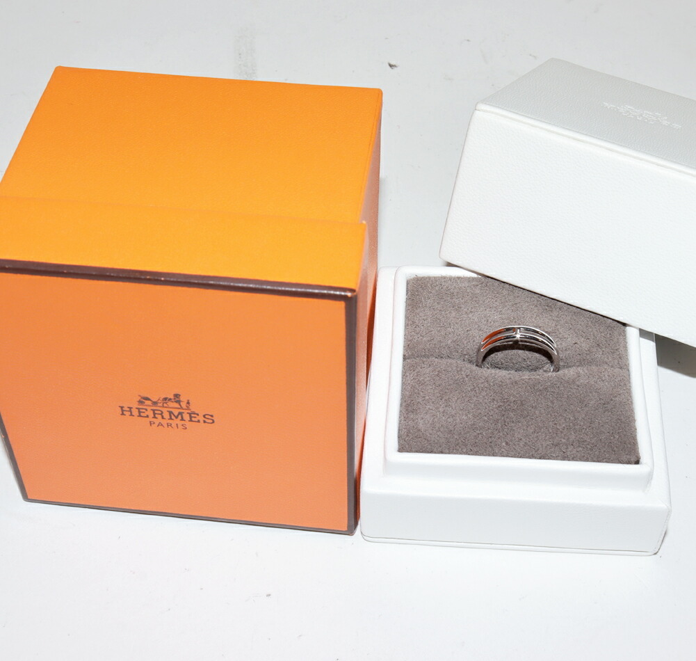 エルメス 指輪 K18WG アリアンヌリング H119834B 00050_画像3