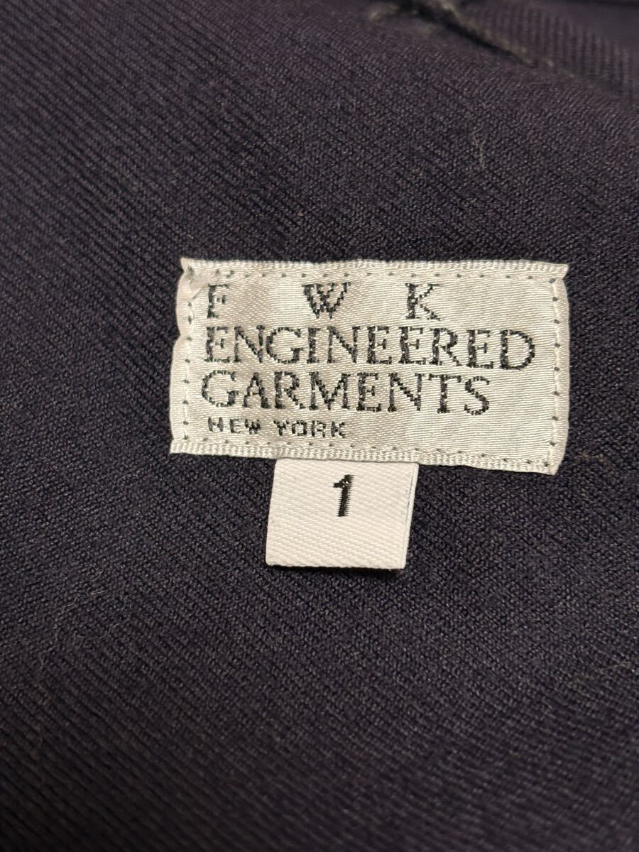 AW FWK ENGINEERED GARMENTS ラップワンピース 秋冬 エンジニアードガーメンツ レディス サイズ1 ネイビー_画像8